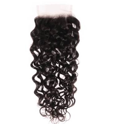 Peruvian Water Wave Hair 4x4 Lace Closure - Idoli Hair