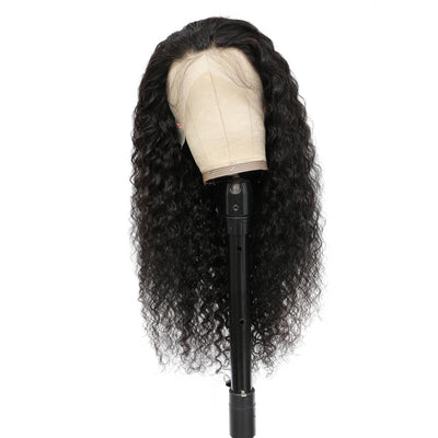 Deep Wave Wig Brazilain Hair T Part Middle Part Only