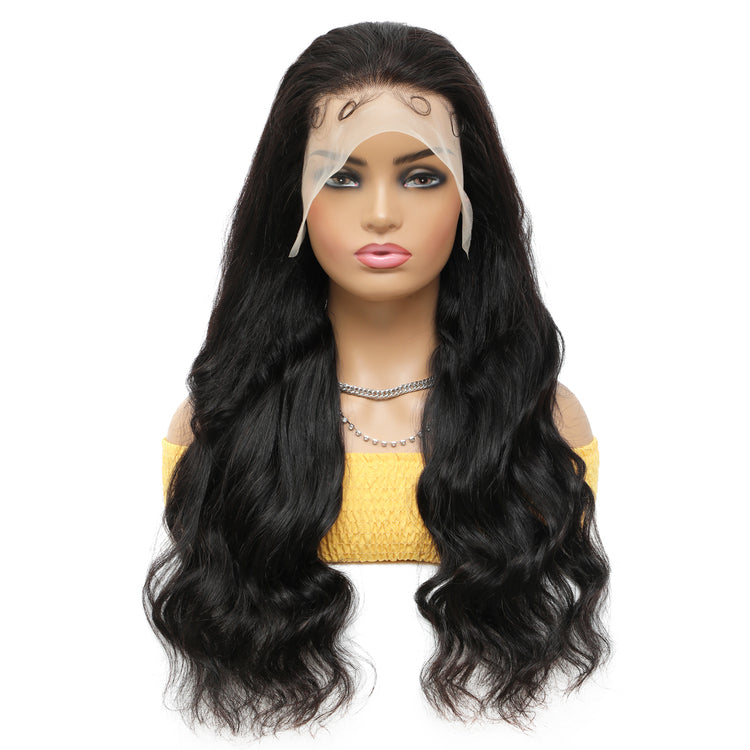 Virgin Malaysian Hair Body Wave Wig 13x4 Lace Front Wig