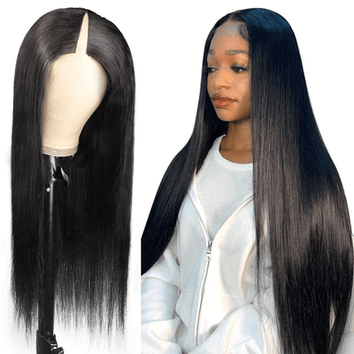 Idoli V Part Straight Hair Human Hair Glueless Wig - Idoli Hair