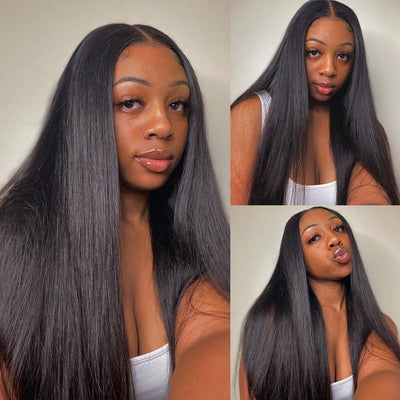 Straight Hair Lace Part Wig T Part Lace Part Wig