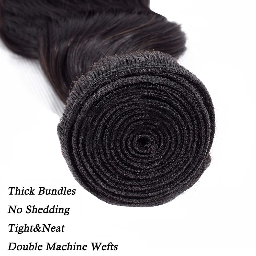 Idoli Indian Loose Deep Wave Hair 4 Bundles 10A Virgin Hair