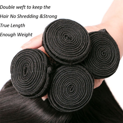 Idoli Indian Loose Deep Wave Hair 4 Bundles 10A Virgin Hair