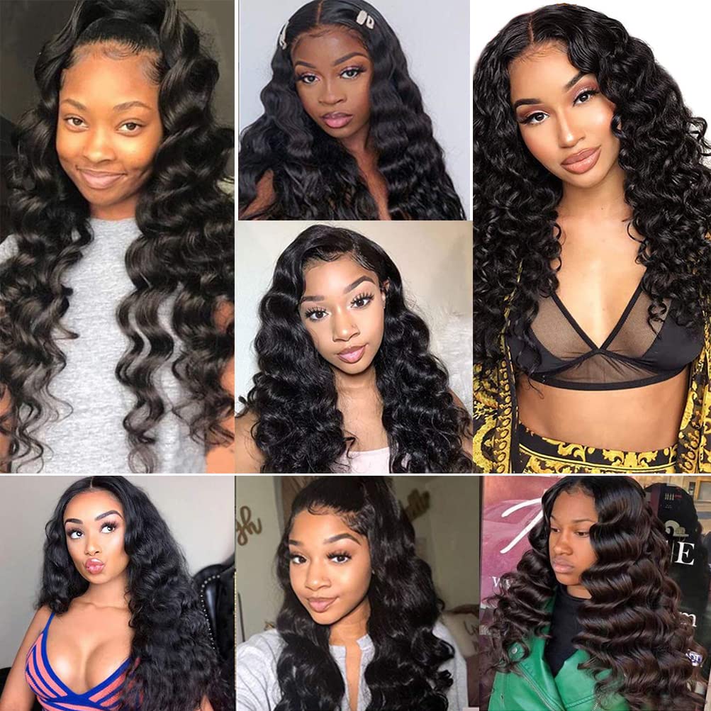 Idoli Indian Loose Deep Wave Hair 3 Bundles