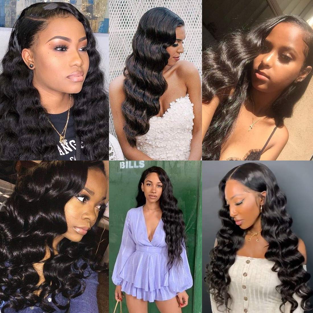 Idoli Indian Loose Wave Hair 3 Bundles 10A Virgin Hair Weave