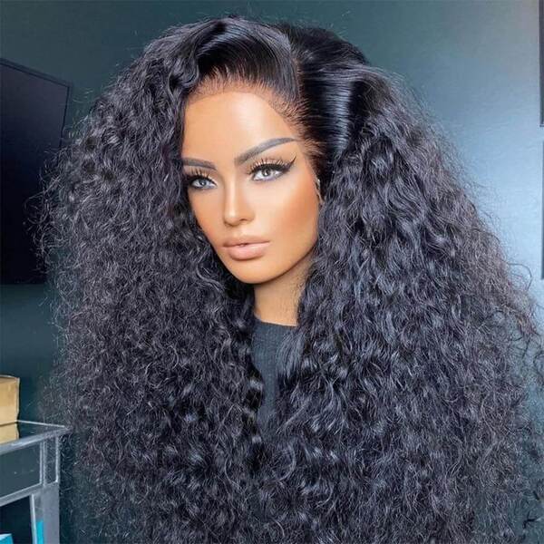 Malaysian Virgin Hair Curly Wig 13x4 Lace Front Wig