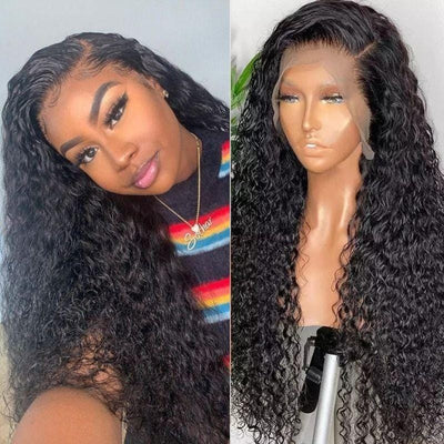 Malaysian Virgin Hair Curly Wig 13x4 Lace Front Wig