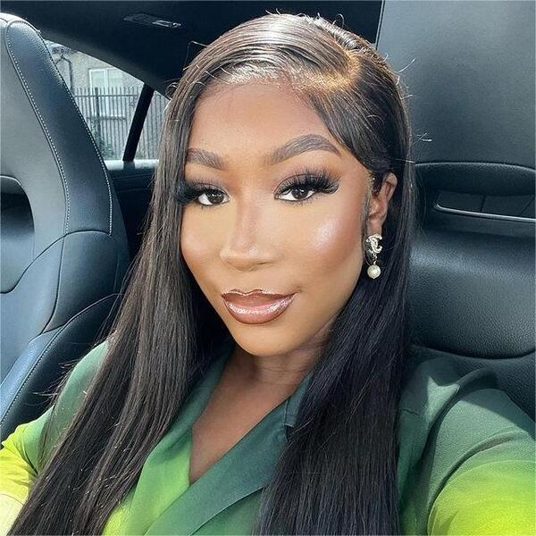 Straight Hair Wig 13x4 Lace Front Wig Peruvian Hair