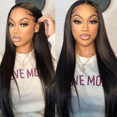 Straight Hair Wig 13x4 Lace Front Wig Peruvian Hair
