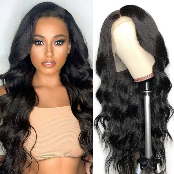 Peruvian Hair Body Wave Wig Virgin Hair 13x4 Lace Front Wig