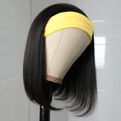 Idoli Headband Wig Headband Straight Hair Bob Wig
