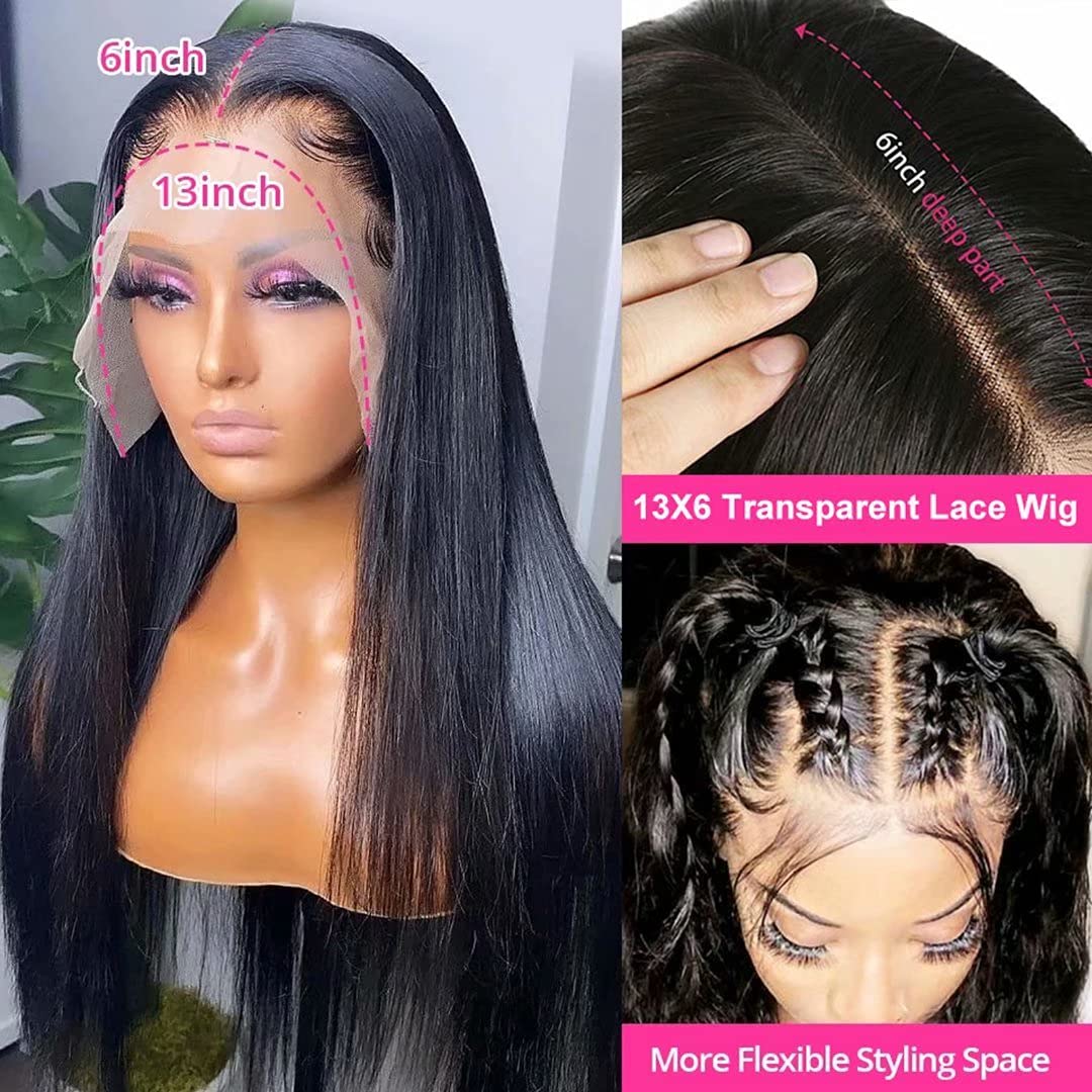 Idoli Straight Hair Wig 13x6 Lace Front Wig Virgin Human Hair Wig