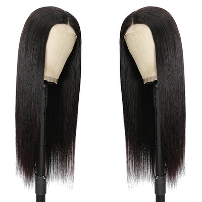 Idoli Brazilian Straight Hair Wig 4x4 Lace Closure Wig Human Hair Wigs