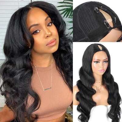 Idoli V Part Body Wave Hair Human Hair Glueless Wig - Idoli Hair