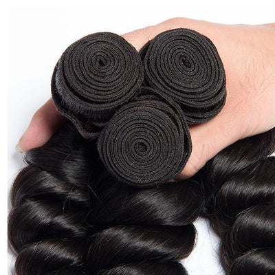 Idoli Brazilian Loose Wave Hair 3 Bundles 10A Virgin Hair Weave - Idoli Hair