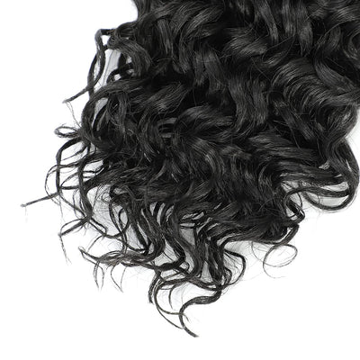 Idoli Indian Water Wave Hair 3 Bundles with Closure
