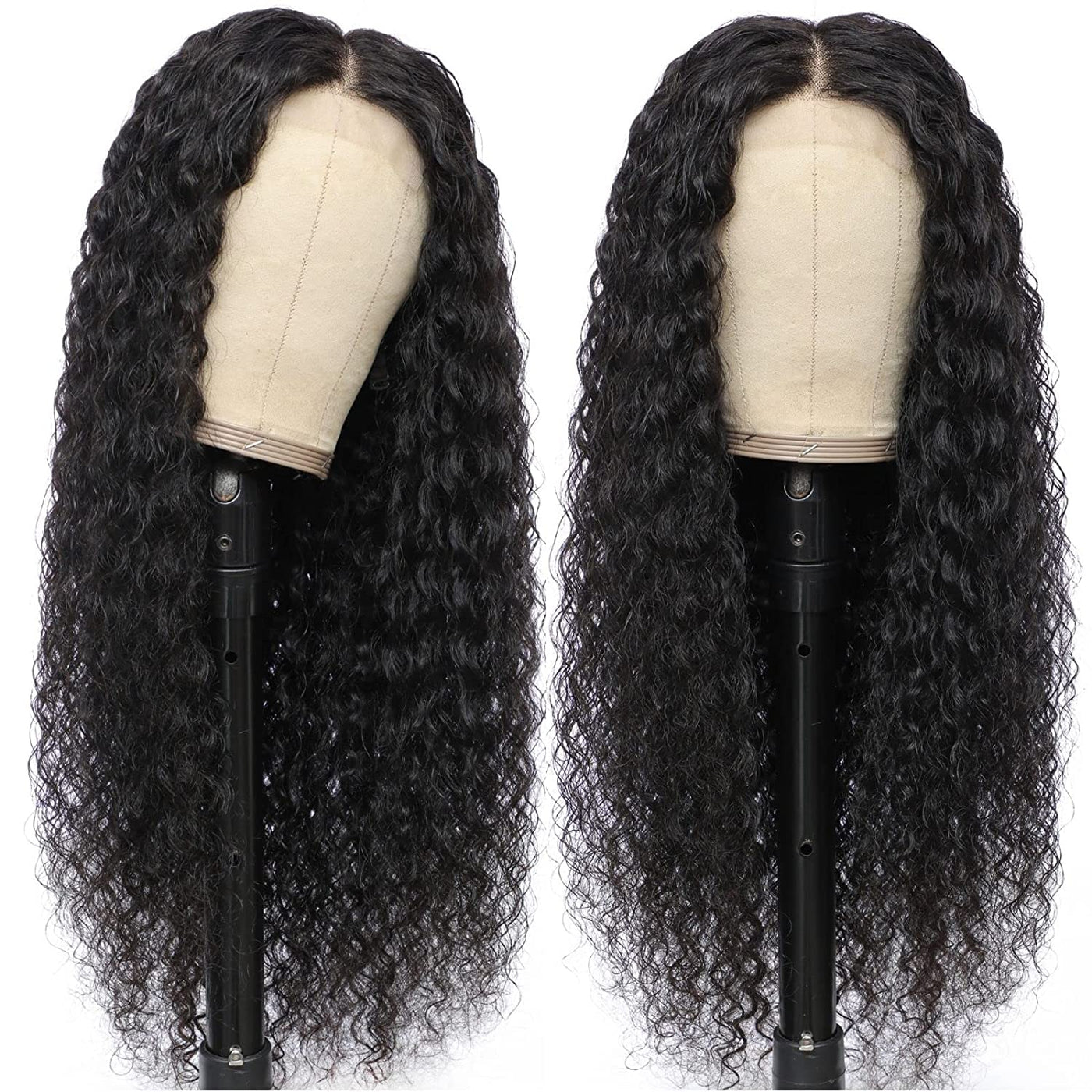 Idoli Water Wave Wig 4x4 Lace Closure Wig Brazilian Human Hair Wigs
