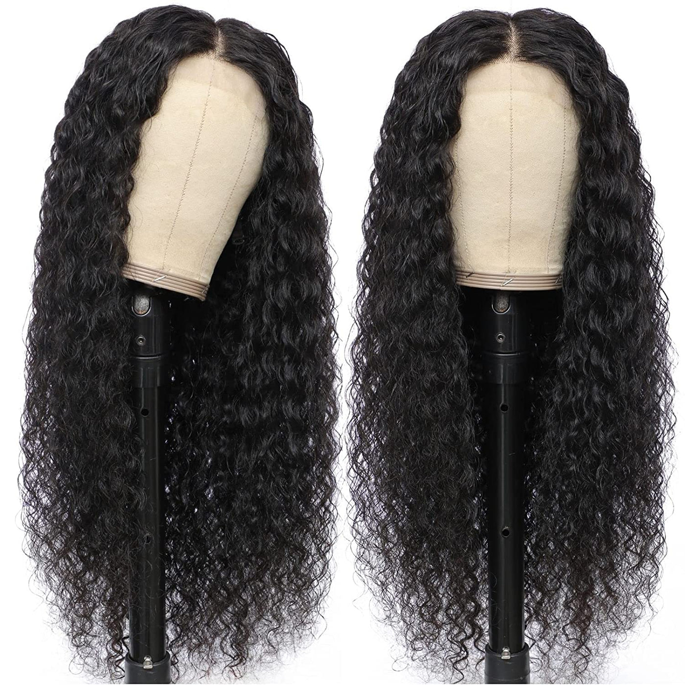 Idoli Water Wave Wig 4x4 Lace Closure Wig Brazilian Human Hair Wigs